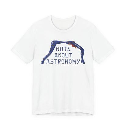 White / S Nuts About Astronomy T-Shirt