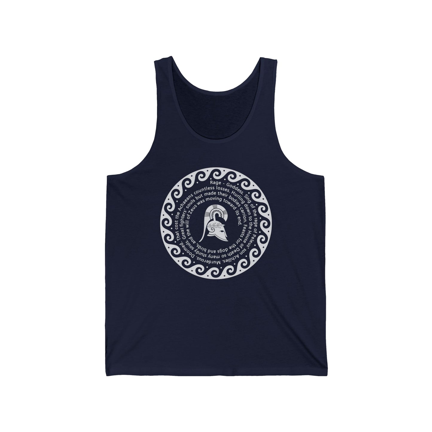 The Iliad Rage of Achilles Tank Top