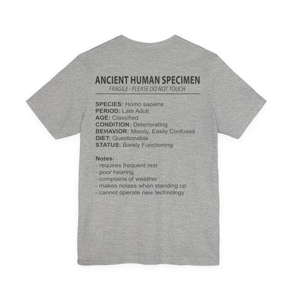 Ancient Human Specimen Double Sided T-Shirt
