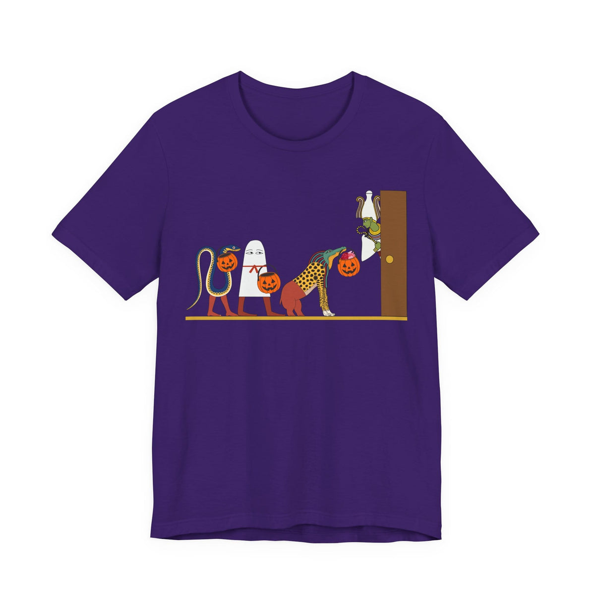 Team Purple / S Halloween Ancient Egypt No Text T-Shirt