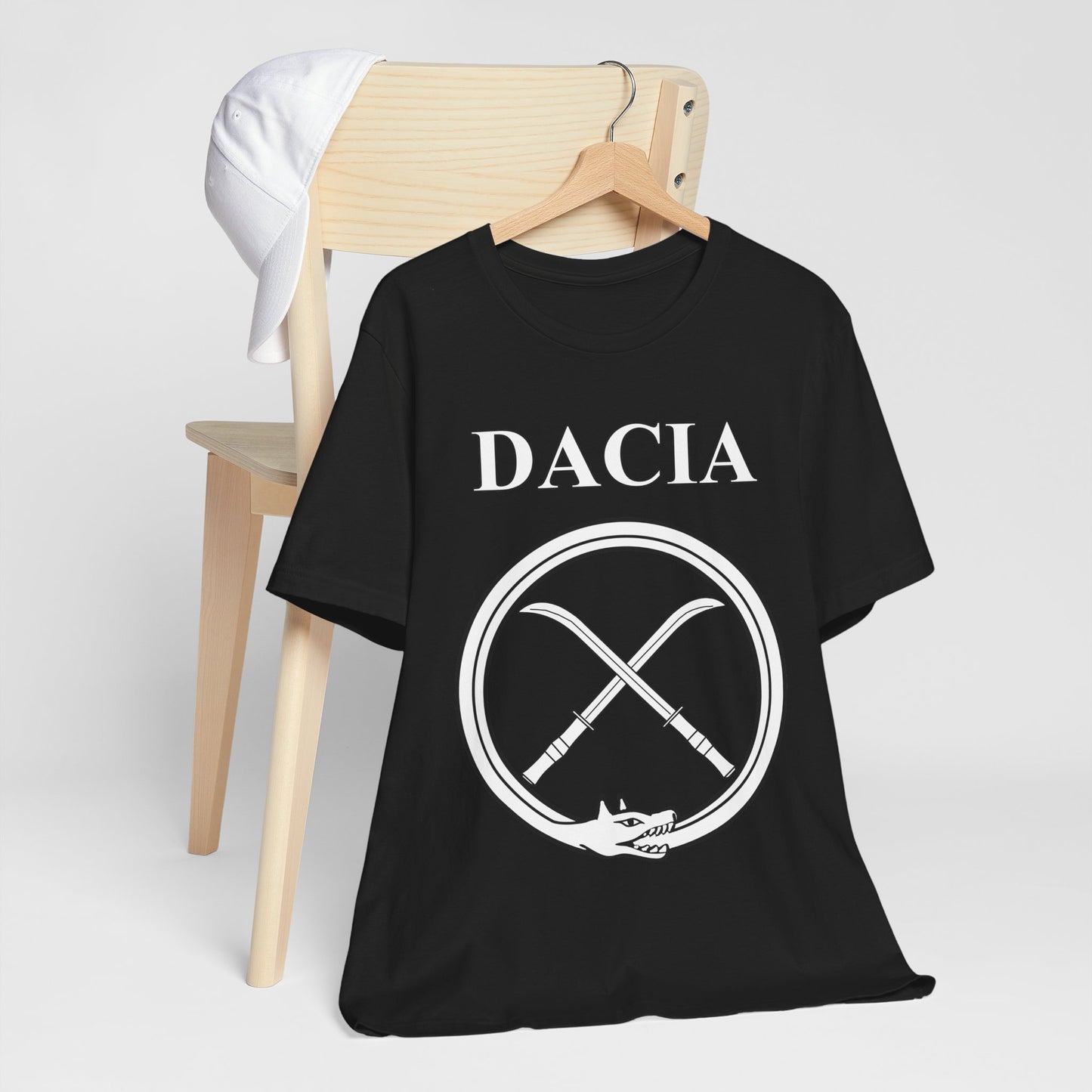 Dacia Ancient Dacian Draco and Falx Symbol T-Shirt