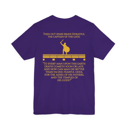 Horatius at the Bridge Double Sided T-Shirt