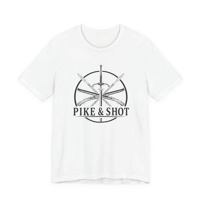 White / S Pike and Shot T-Shirt