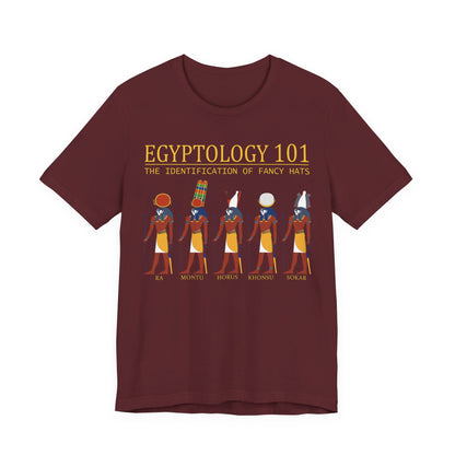 Egyptology 101 Fancy Hats - Funny Egyptian Mythology T-Shirt