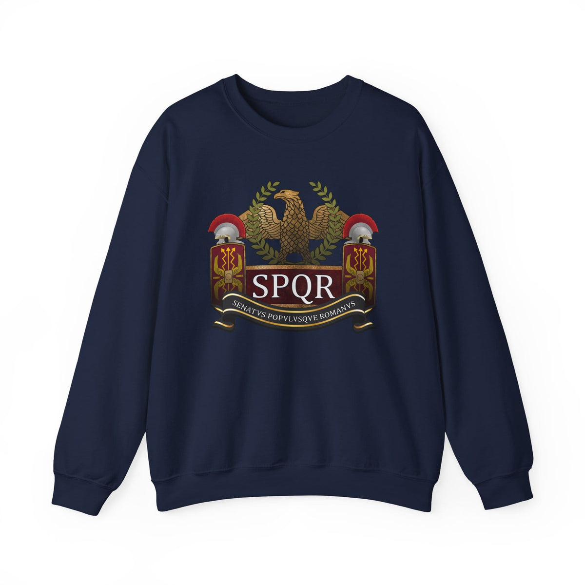 Navy / S SPQR Roman Army Sweatshirt