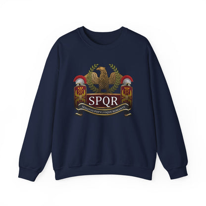 Navy / S SPQR Roman Army Sweatshirt