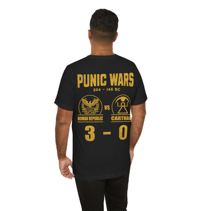Punic Wars 3 - 0 Final Score Double Sided T-Shirt