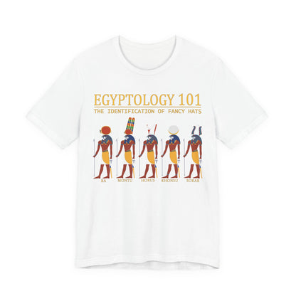 Egyptology 101 Fancy Hats - Funny Egyptian Mythology T-Shirt