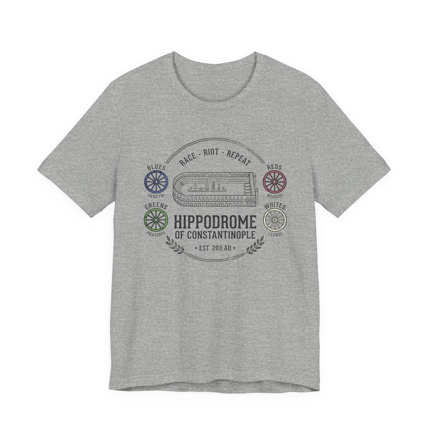 Hippodrome of Constantinople Chariot Teams T-Shirt