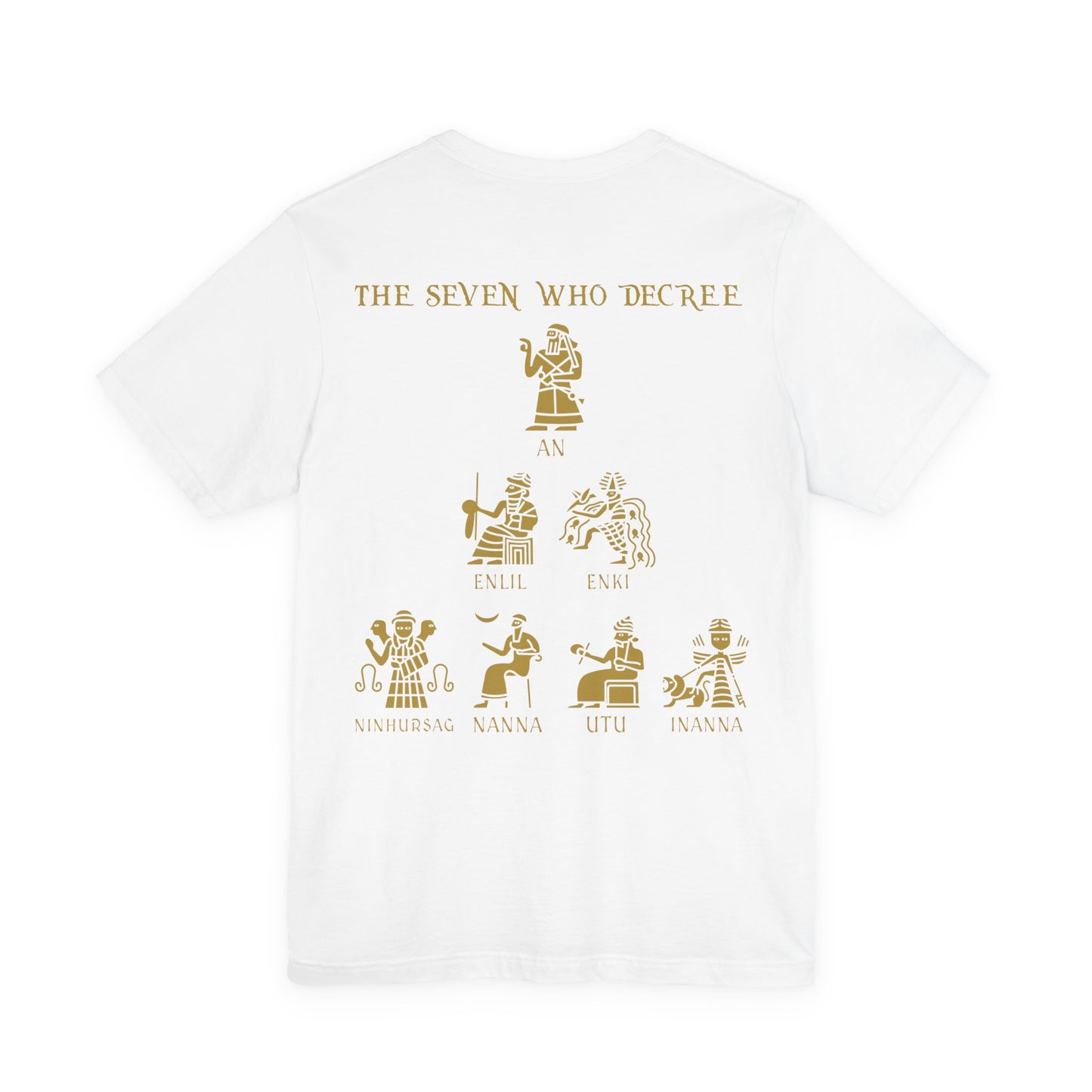 The Seven Who Decree - Mesopotamian Gods T-Shirt
