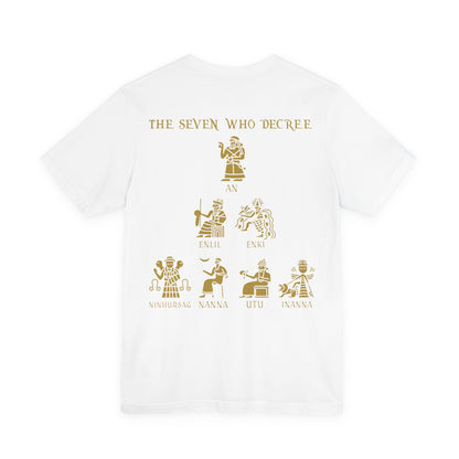 The Seven Who Decree - Mesopotamian Gods T-Shirt