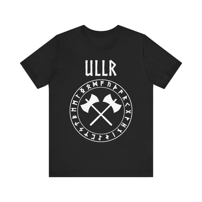 Ullr Norse God with Runes T-shirt