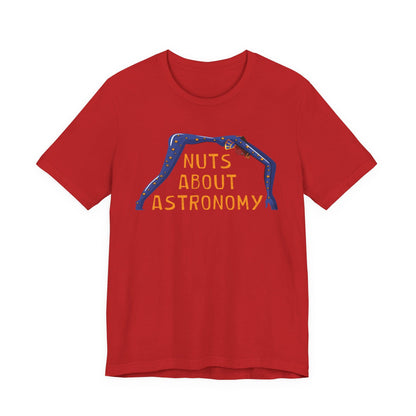 Red / S Nuts About Astronomy T-Shirt