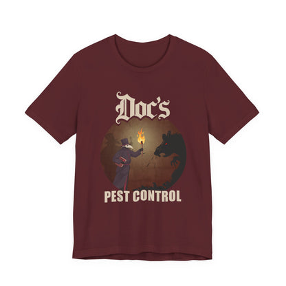Doc's Pest Control - Black Death T-Shirt