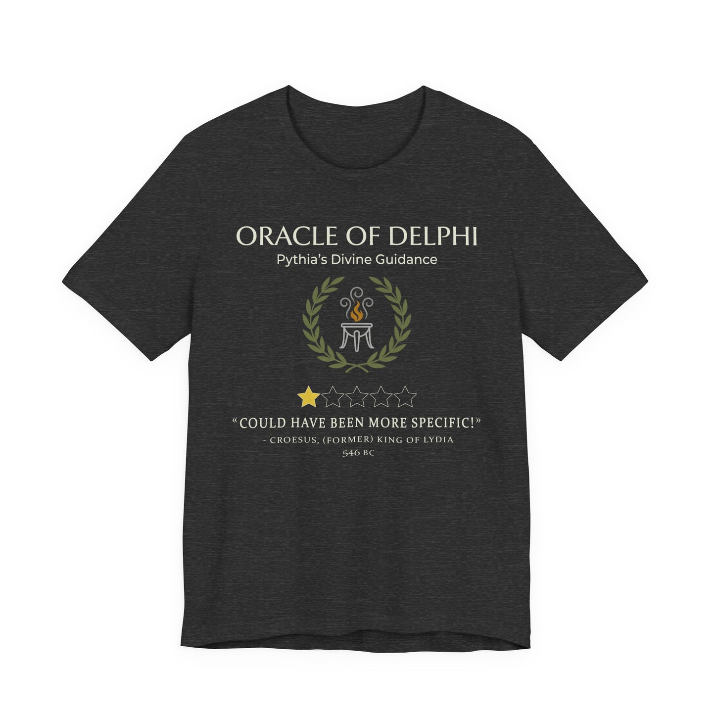 Croesus Oracle of Delphi 1 Star Review T-Shirt