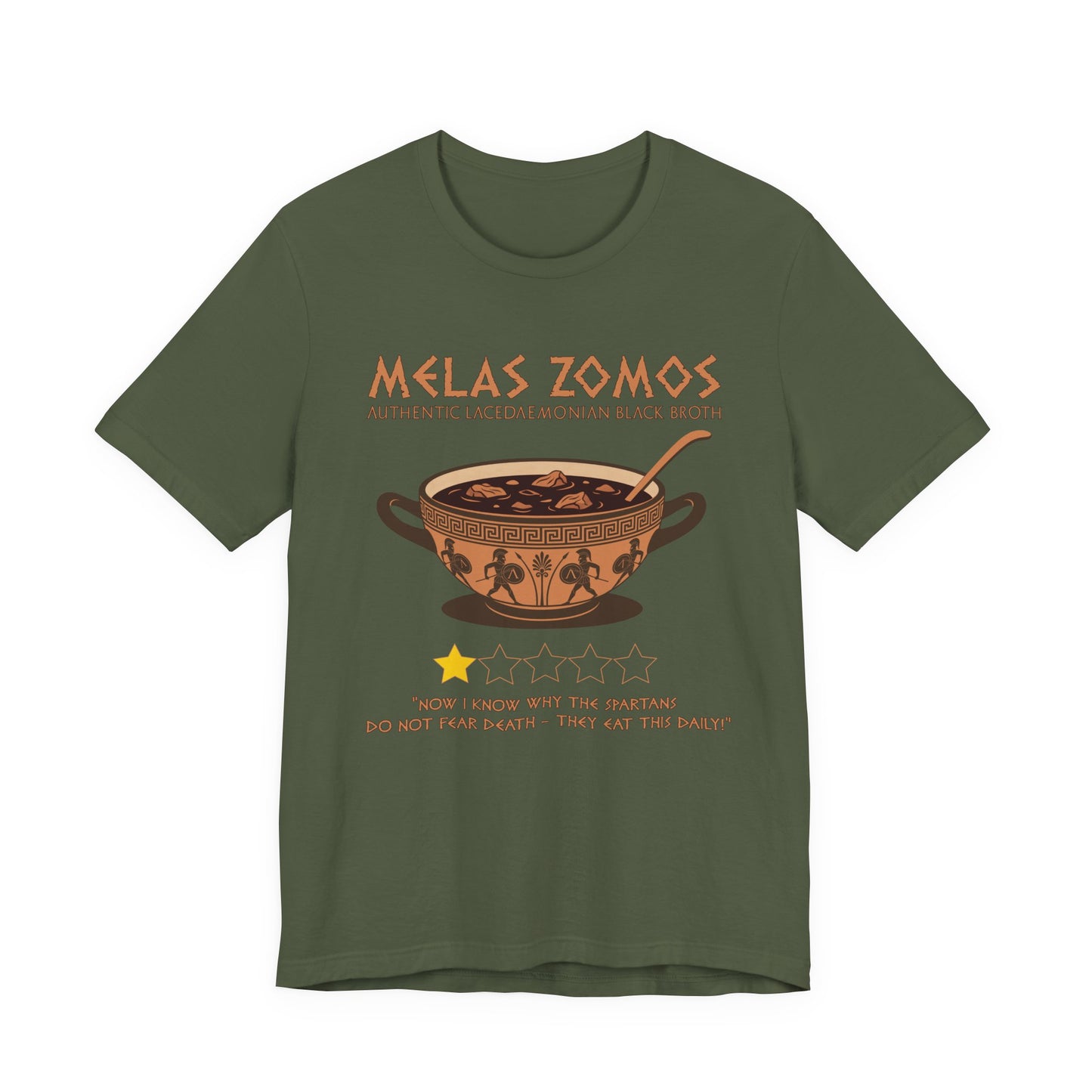 Spartan Melas Zomos 1 Star Review T-Shirt