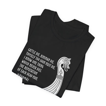 Hávamál Quote Norse Mythology T-Shirt