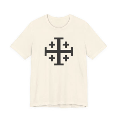Natural / S Jerusalem Cross T-Shirt