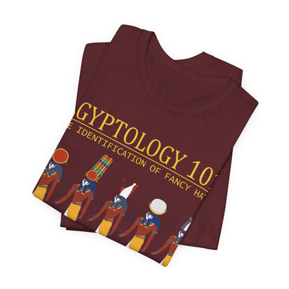 Egyptology 101 Fancy Hats - Funny Egyptian Mythology T-Shirt
