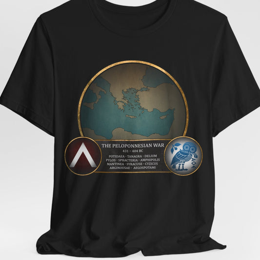Battles of the Peloponnesian War - Athens vs Sparta T-Shirt