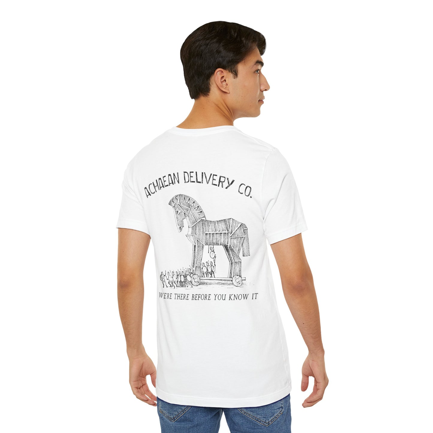 Achaean Delivery Co. Double Sided T-Shirt