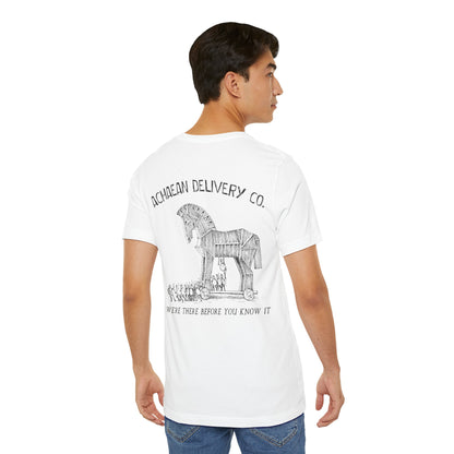 Achaean Delivery Co. Double Sided T-Shirt