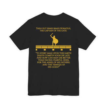 Horatius at the Bridge Double Sided T-Shirt