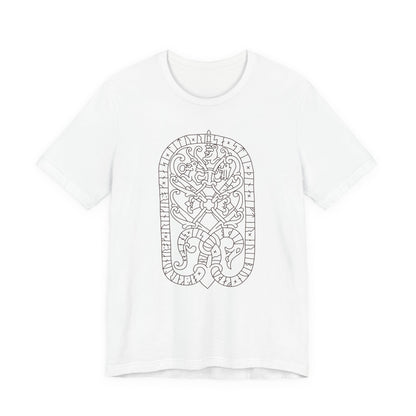 White / S Drävle Runestone Sigurd & Fafnir T-Shirt