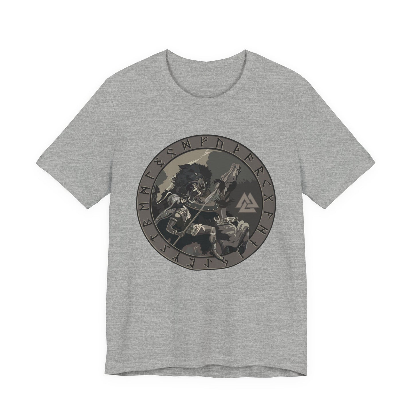 Odin vs Fenrir Ragnarok T-Shirt