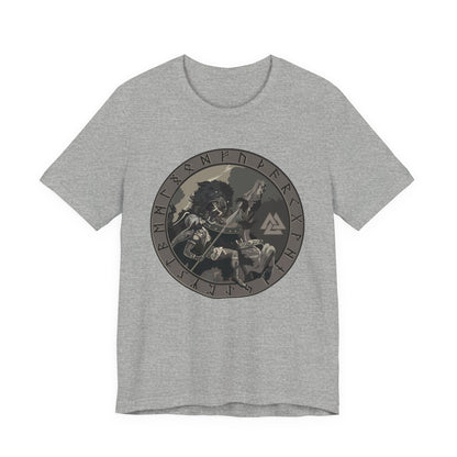 Odin vs Fenrir Ragnarok T-Shirt