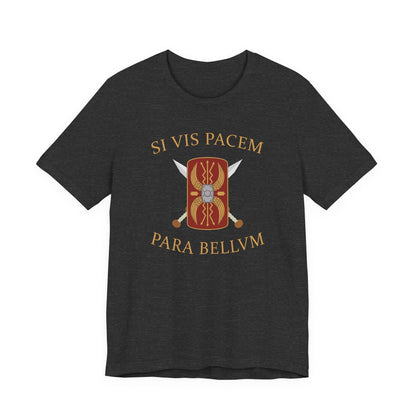 Dark Grey Heather / S Si Vis Pacem Para Bellum T-Shirt