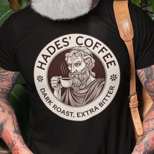 Hades Coffee - Funny Greek Mythology T-Shirt
