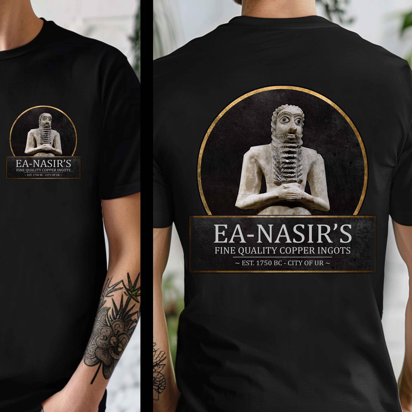 Ea-Nasir's Fine Quality Copper Ingots - Double Sided T-Shirt
