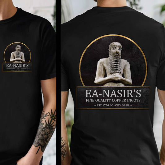 Ea-Nasir's Fine Quality Copper Ingots - Double Sided T-Shirt