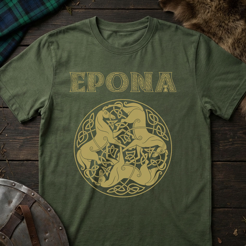 Epona Celtic Horse Goddess T-Shirt