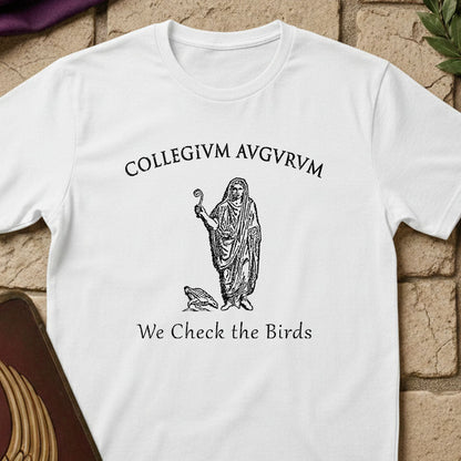 College of Augurs Roman History White T-shirt