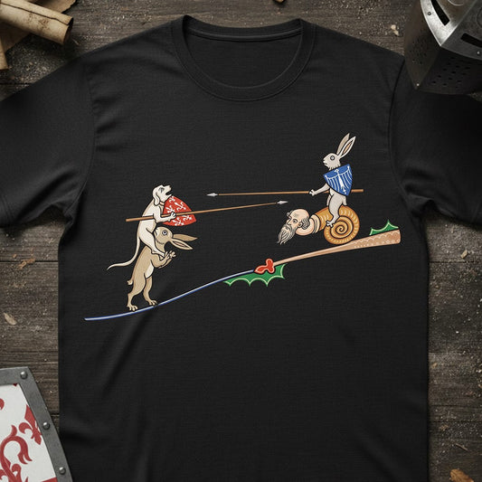Black / S Medieval Marginalia T-Shirt