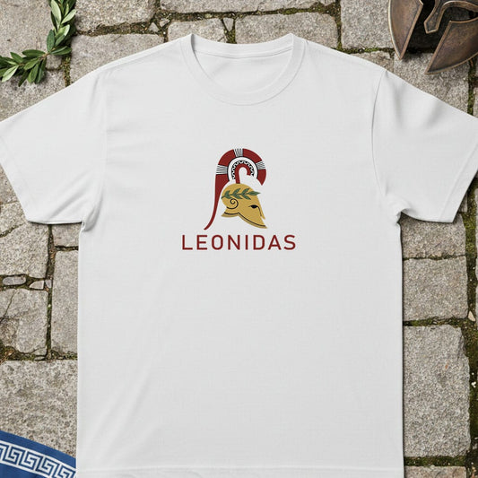 White / S Leonidas King of Sparta T-Shirt