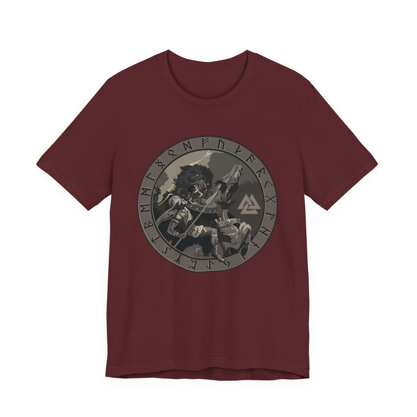 Odin vs Fenrir Ragnarok T-Shirt