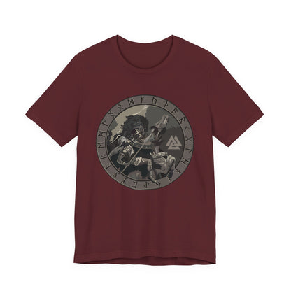 Odin vs Fenrir Ragnarok T-Shirt