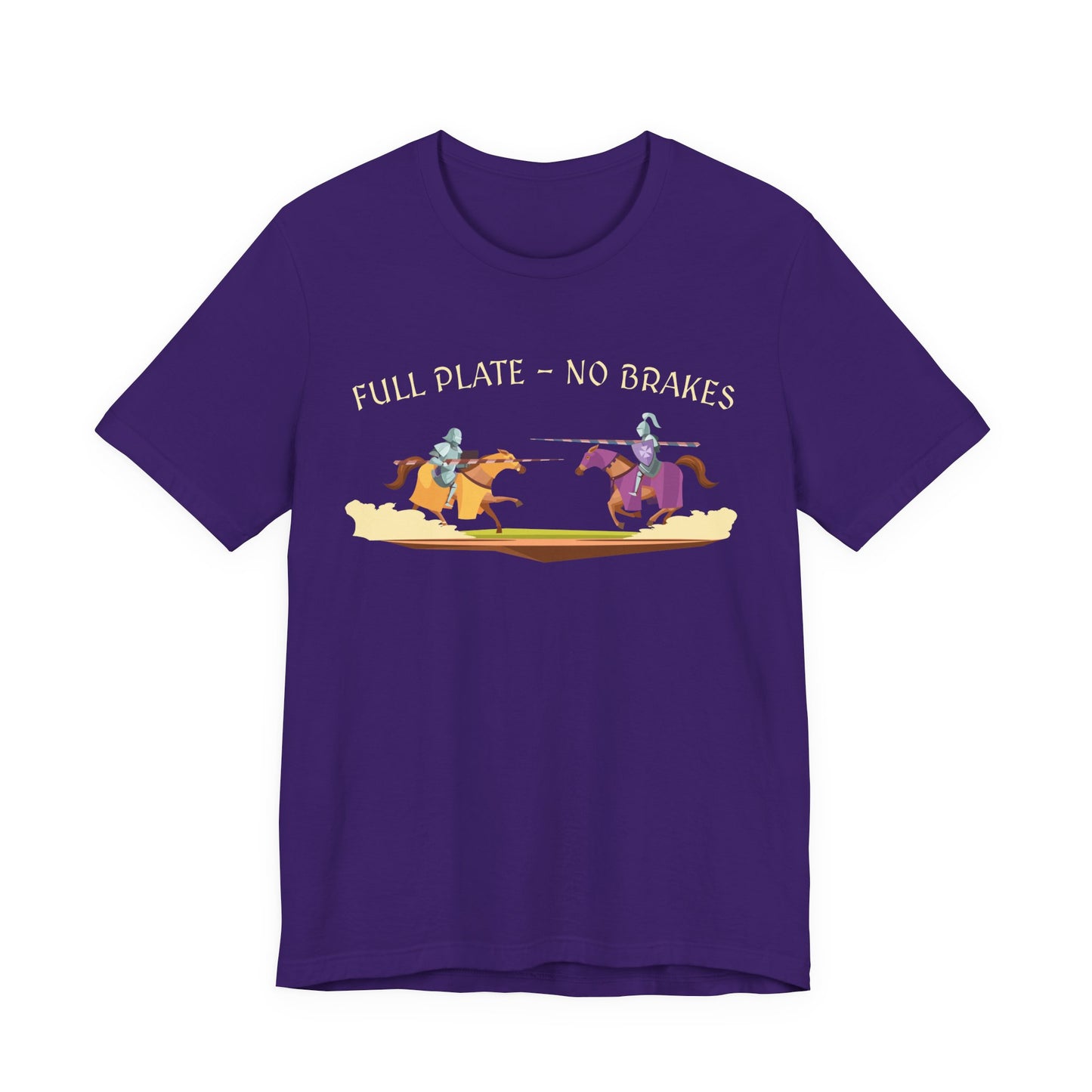Full Plate No Brakes Jousting T-Shirt