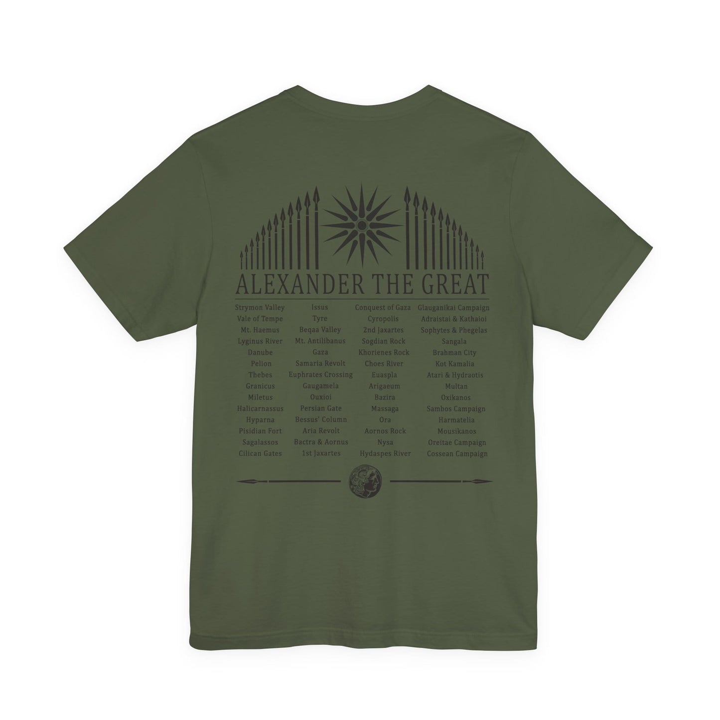 Alexander the Great Campaigns T-Shirt