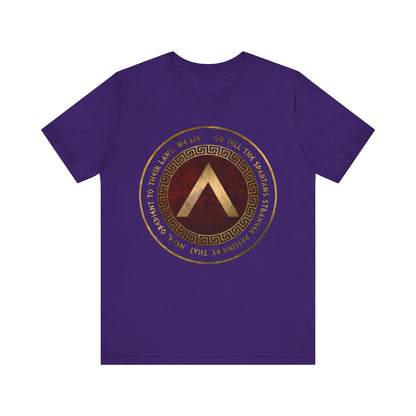 Sparta Battle of Thermopylae Epitaph T-Shirt