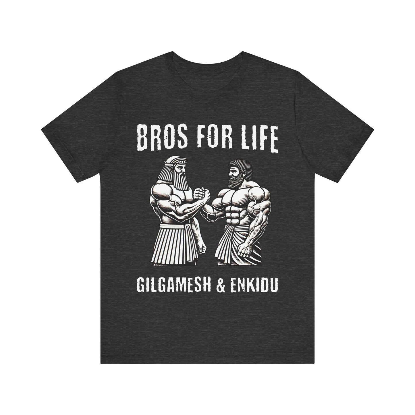 Gilgamesh and Enkidu Bros For Life - Funny Ancient History T-Shirt