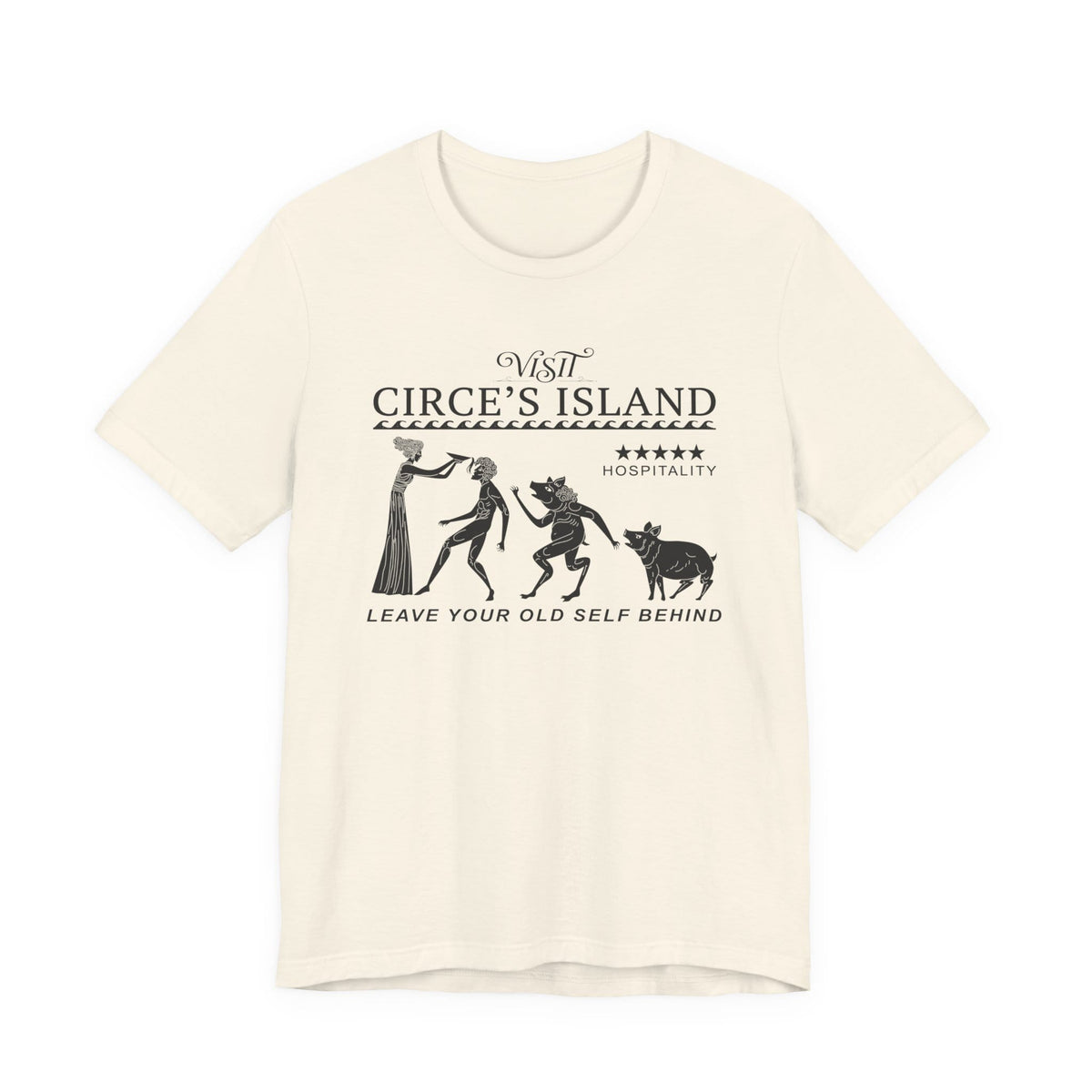 Natural / S Visit Circe's Island T-Shirt