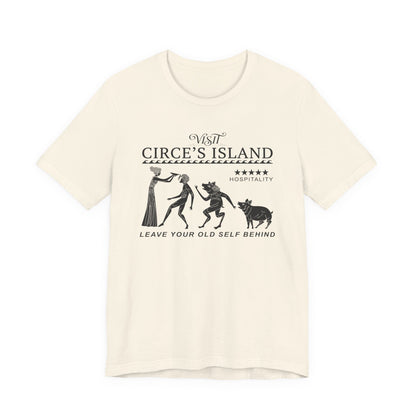 Natural / S Visit Circe's Island T-Shirt