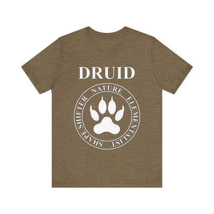 Druid Fantasy RPG Class Shapeshifter Mark of the Wild T-Shirt