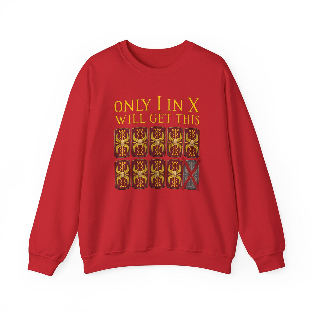 Red / S Decimation Pun Sweatshirt