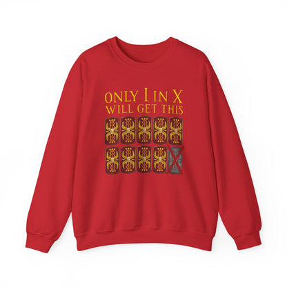 Red / S Decimation Pun Sweatshirt