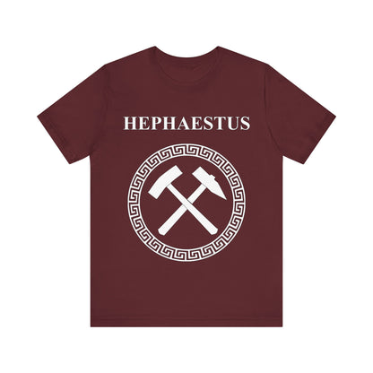 Hephaestus Greek God of Fire Smithing and Crafting T-shirt